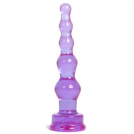 Doc Johnson Spectra Gel Beaded Butt Plug 6 Inch