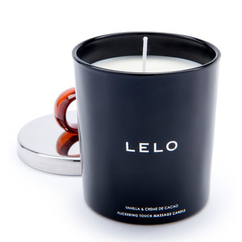 Lelo Flickering Touch Massage Candle Vanilla & Creme de Cacao 150g