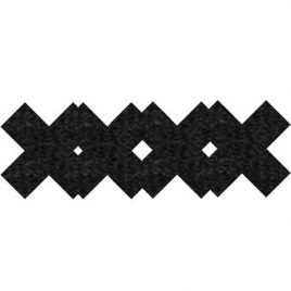 Peekaboo Premium Cross Pattern Nipple Pasties