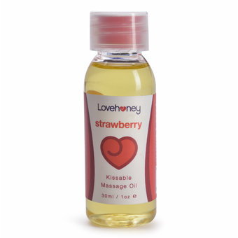 Lovehoney Strawberry Flavor Edible Massage Oil 30ml