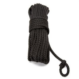 DOMINIX Deluxe Silky Bondage Rope Black 10 Meter