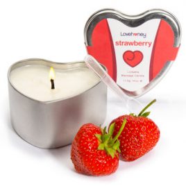 Lovehoney Oh! Strawberry Lickable Massage Candle 4oz