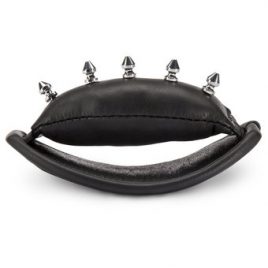 DOMINIX Deluxe Leather Vampire Hand Paddle with Studs