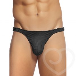 Male Power Cotton Rib Sexy Thong