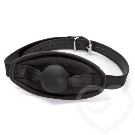 DOMINIX Deluxe Hidden Ball and Leather Gag