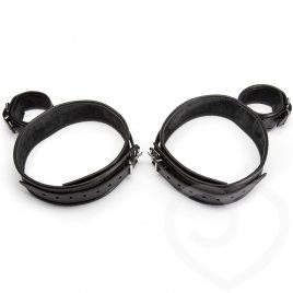 DOMINIX Deluxe Leather Wrist to Thigh Restraint