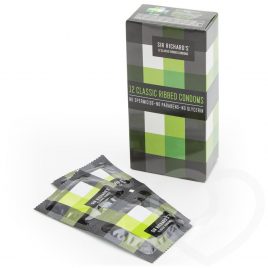 Sir Richard’s Classic Ribbed Vegan Condoms (12 Count)