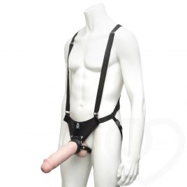 King Cock Strap-On Harness Kit with Ultra Realistic Dildo 9.5 Inch
