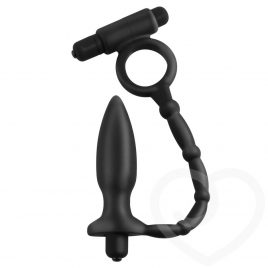 Anal Fantasy Vibrating Butt Plug and Cock Ring Duo
