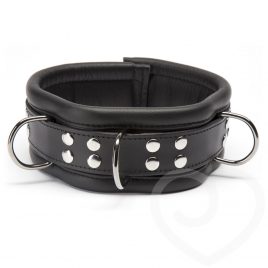 DOMINIX Deluxe Heavy Leather Collar