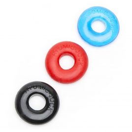 Oxballs Thick and Stretchy Donut Cock Ring Set (3 Pack)