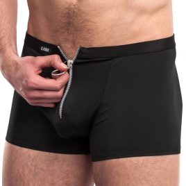 LHM Zip Front Microfiber Boxer Shorts