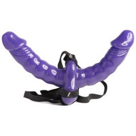 Fetish Fantasy Double Delight Strap-On Double Dildo Set