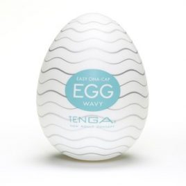 TENGA Egg Wavy Textured Male Masturbator