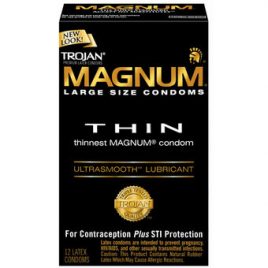Trojan Magnum Thin Condoms (12 Pack)