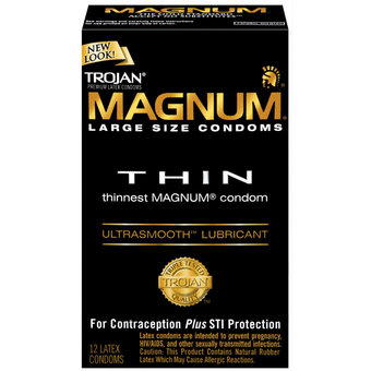 Trojan Magnum Thin Condoms (12 Pack)