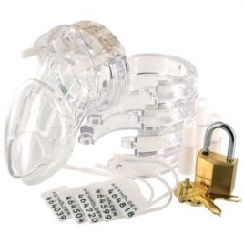 CB-6000S Short Male Chastity Cage Kit