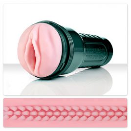 Vibro Pink Lady Touch Vibrating Male Masturbator Fleshlight