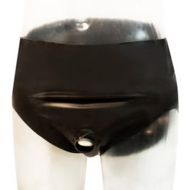 Renegade Rubber Latex Pants with Erection Ring