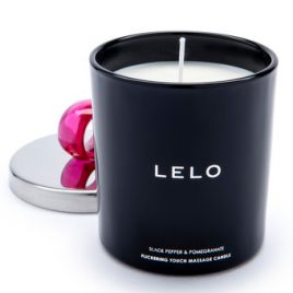 Lelo Flickering Touch Massage Candle Black Pepper & Pomegranate 150g