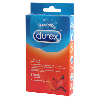 Durex Love Ultra Thin Condoms (6 Pack)