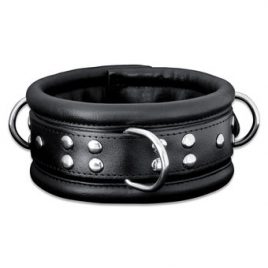 DOMINIX Deluxe Heavy Leather Collar