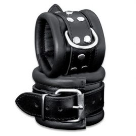 DOMINIX Deluxe Heavy Leather Wrist Cuffs