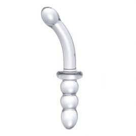 Lovehoney Ribbed G-Spot Sensual Glass Dildo