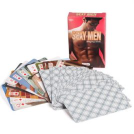 Sexy Men Playing Cards