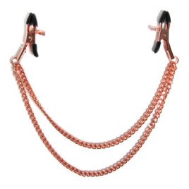 Entice Tiered Intimate Rose Gold Nipple Clamps