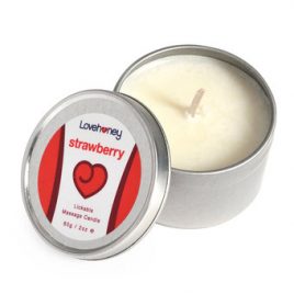 Lovehoney Strawberry Flavor Lickable Massage Candle 60g