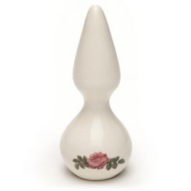 Coco de Mer Rose Print Small Ceramic Butt Plug