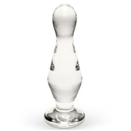 Coco de Mer Curve Glass Butt Plug