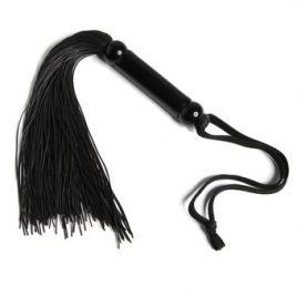 Bondage Boutique Slap 'n' Tickle 10 Inch Rubber Flogger