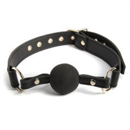 Coco de Mer Leather Ball Gag
