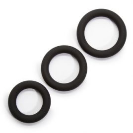 Lovehoney Get Hard Extra Thick Silicone Cock Ring Set (3 Count)