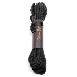 Coco de Mer Linen Bondage Rope Black 8 Meter