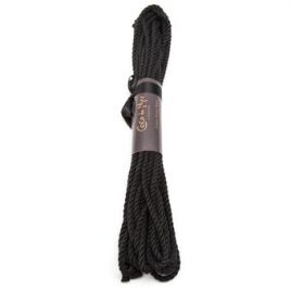 Coco de Mer Linen Bondage Rope Black 12 Meter
