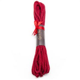 Coco de Mer Linen Bondage Rope Red 12 Meter