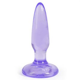 Jelly Rancher Pleasure Beginner's Butt Plug with Suction Cup 3 Inch