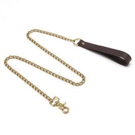 Coco de Mer Brown Leather Leash