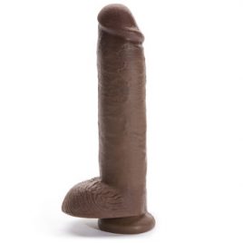 King Cock Extra Girthy Ultra Realistic Suction Cup Dildo with Balls 9.5 Inch