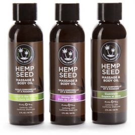 Earthly Body Hemp Seed Massage Oil Gift Set (3 x 1 fl. oz)