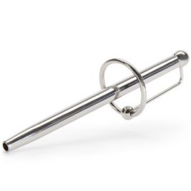 Titus Stainless Steel Through-Hole Prince’s Wand with Glans Ring