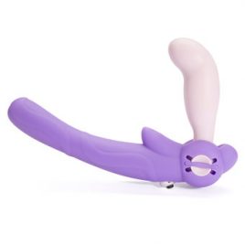 Lovehoney Double Delight Vibrating Double Strap-On