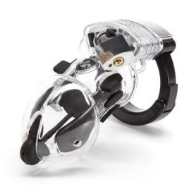 Mystim Pubic Enemy No 2 E-Stim Cock Cage with Urethral Sound