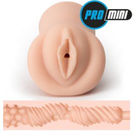 THRUST Pro Mini Lea Super Ribbed and Bumps Pocket Pussy 11.1oz