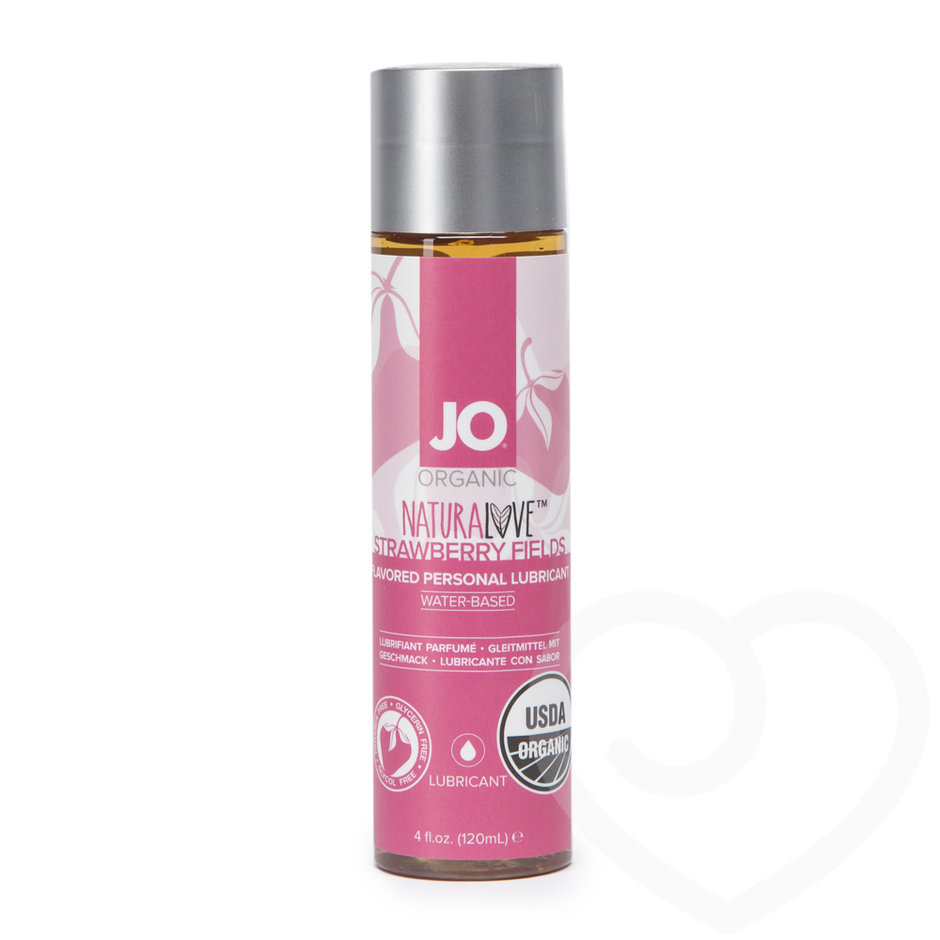 System JO Organic Strawberry Flavored Lubricant 4 fl oz