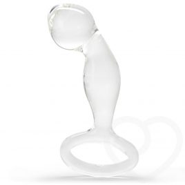 Icicles No 46 Curved P-Spot Glass Butt Plug