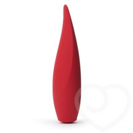 Red Hot Rechargeable Silicone Flickering Tongue Vibrator